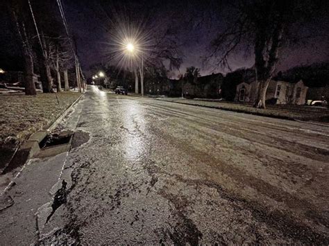 Storm leaves coating of ice over eastern North Dakota