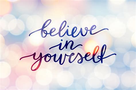 Believe in yourself, 5 cards | Custom-Designed Graphic Objects ~ Creative Market