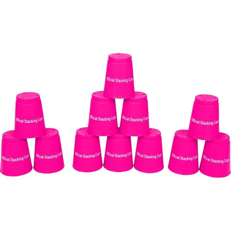 Quick Stack Cups - Speed Training Sports Stacking Cups - Set of 12 By ...