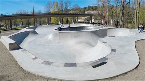 Vårby skatepark Ravinen - Bowl in bowl - YouTube