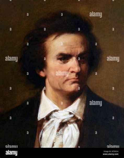 Beethoven; Portrait of the German composer, Ludwig van Beethoven (1770 ...