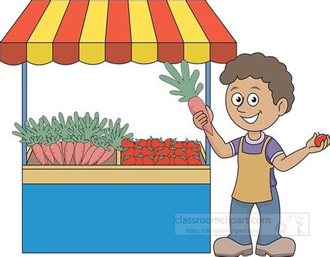 vegetable seller clipart - Classroom Clip Art