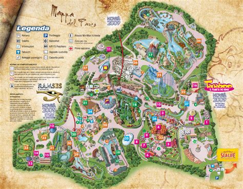 Gardaland Park Map