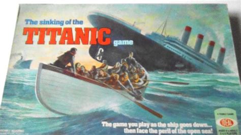 The Sinking Of The Titanic Board Game by Ideal 1976 Vintage Family # ...