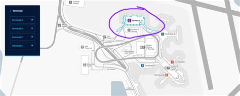 Terminal E - Boston Logan International Airport map