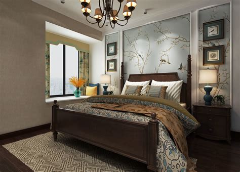 American Style Bedroom Design 3D | CGTrader