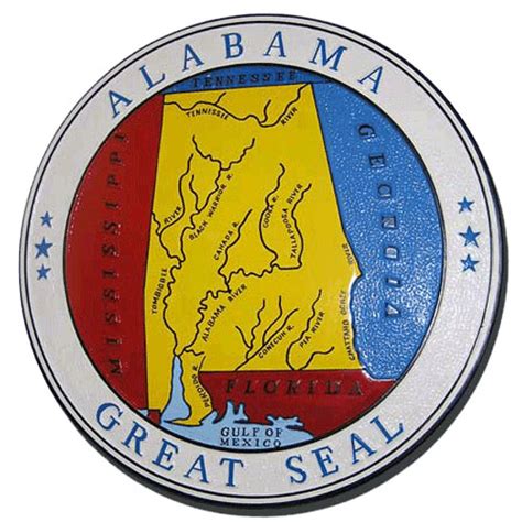 Alabama State Seal Plaque – American Plaque Company – Military Plaques ...