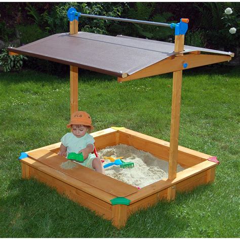 Exaco® Maxi Sandbox with Storage Bench - 214368, Toys at Sportsman's Guide