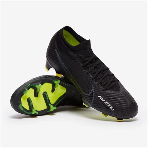 Nike Air Zoom Mercurial Vapor XV Pro FG - Black/Dk Smoke Grey/Summit White/Volt - Mens Boots