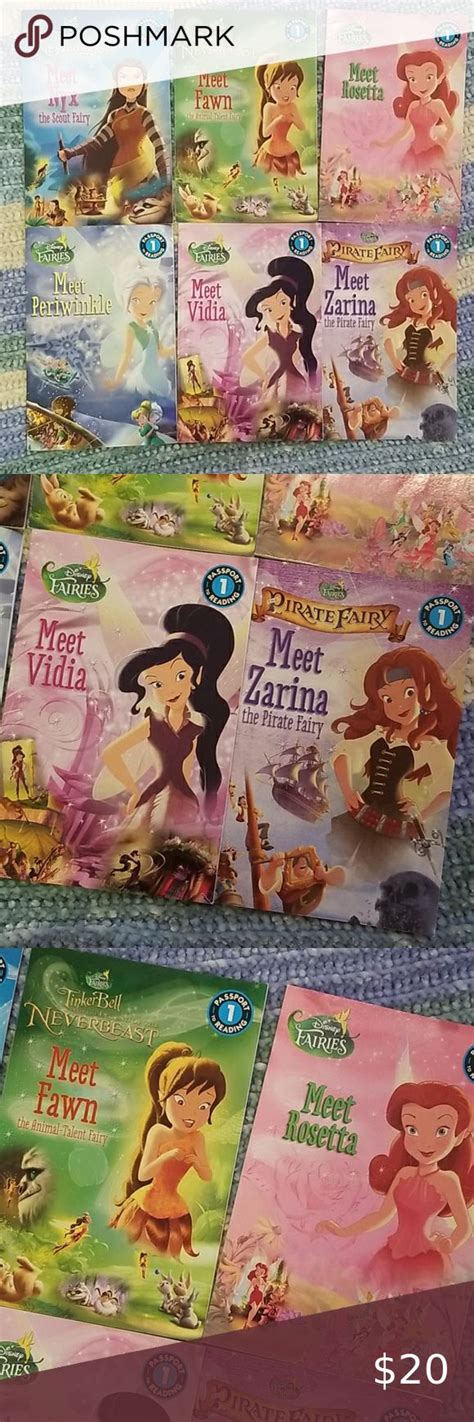 Disney Fairies Books Set of 6 Reading Level 1 | Fairy book, Book set ...