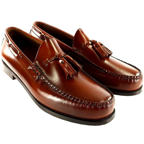 Mens G.H. Bass Larkin Slip On Tassel Smart Penny Loafer Leather Shoes ...