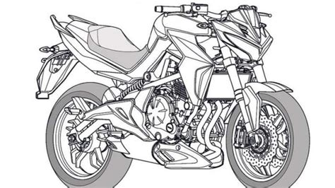 Mewarnai Gambar Sketsa Motor Terbaru - KataUcap