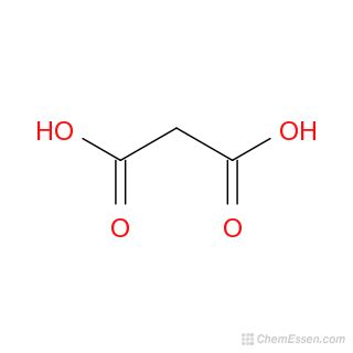 Malonic acid Structure - C3H4O4 | Mol-Instincts