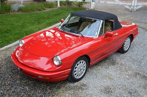 1991 Alfa Romeo, Spider Veloce, Red/Tan, 42k Miles, Hardtop, 5 Speed!! - Classic Promenade