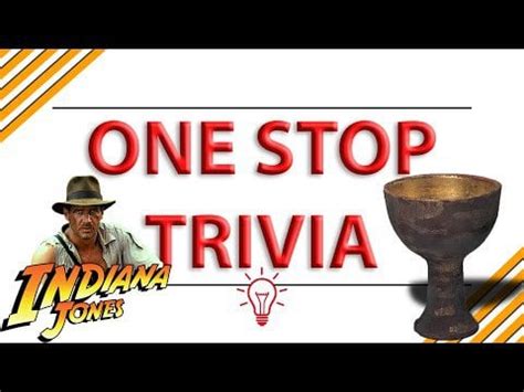 Indiana Jones Trivia Quiz : trivia