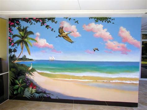 Murals West Palm Beach Florida by Glenn Adkins mural Artist | Beach ...