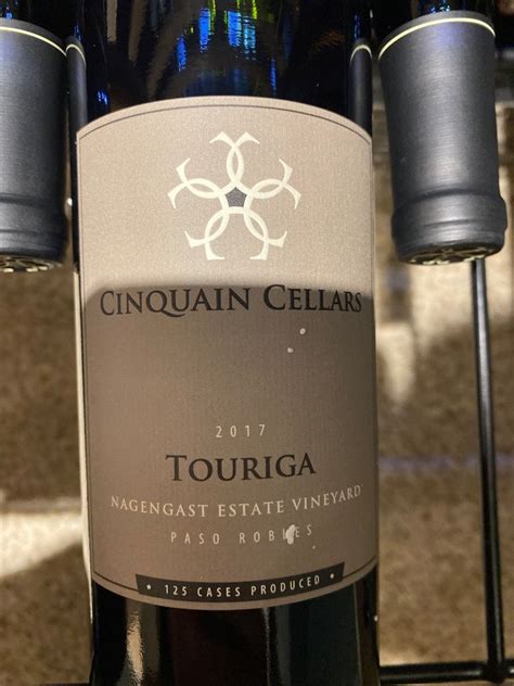 2018 Cinquain Cellars Touriga Nacional Nagengast Estate Vineyard, USA ...