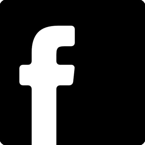 Facebook Logo Icon Black