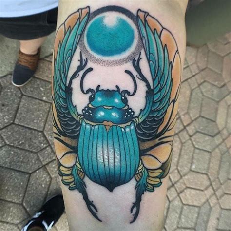 15 Sacred Scarab Tattoos • Tattoodo