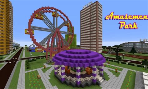 Amusement Park Map 1.20.2/1.20.1/1.20/1.19.2/1.19.1/1.19/1.18/1.17.1/Forge/Fabric projects minecraft