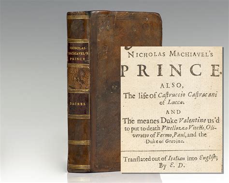 The Works of Nicolas Machiavelli First Edition Rare The Prince