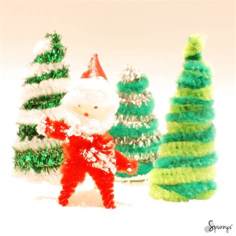 Christmas pipe cleaner ornaments - DIY project ideas • SPUNNYS