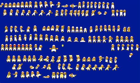 SMB1 NES Luigi Sprite Sheet Part 3 by MajorGeniePonyGirl75 on DeviantArt