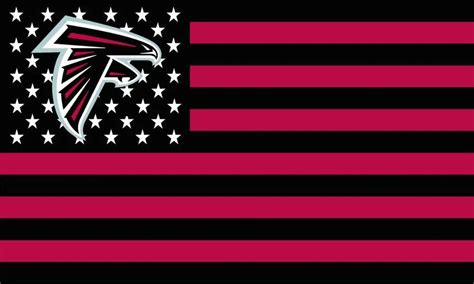 Atlanta Falcons flag 3ftx5ft Banner 100D Polyester Flag metal Grommets ...