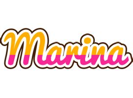 Marina Logo | Name Logo Generator - Smoothie, Summer, Birthday, Kiddo, Colors Style