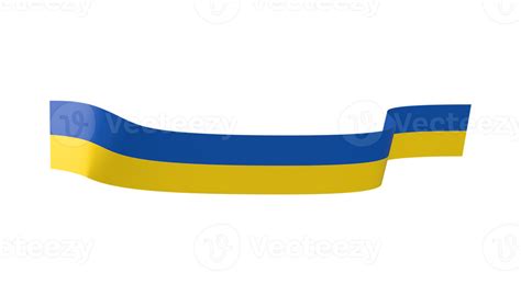 ukraine flag banner ribbon 13742459 PNG