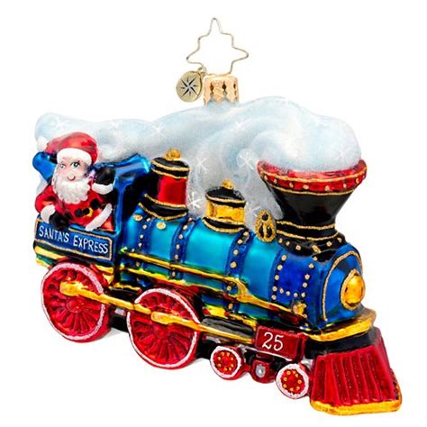 Christmas Train Ornaments