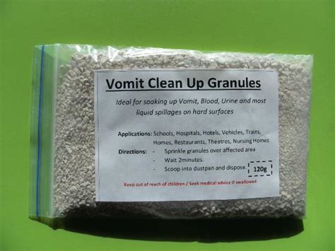 Vomit Clean Up Granules 120g | Adelaide Safety Supplies