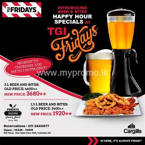 Happy Hour Specials at TGI Fridays