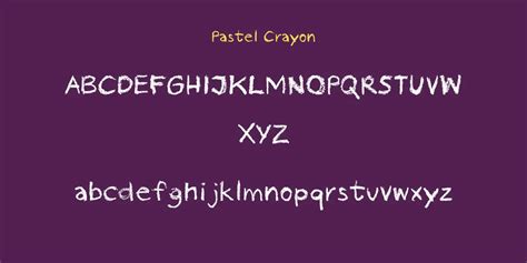 Pastel Crayon Font Free Download