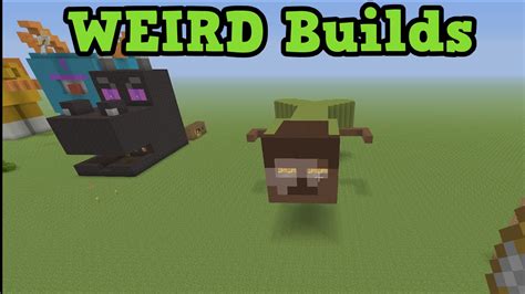 5 Weirdest Minecraft Builds EXPLAINED - YouTube