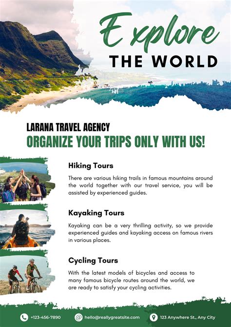 Travel Agency Poster Template