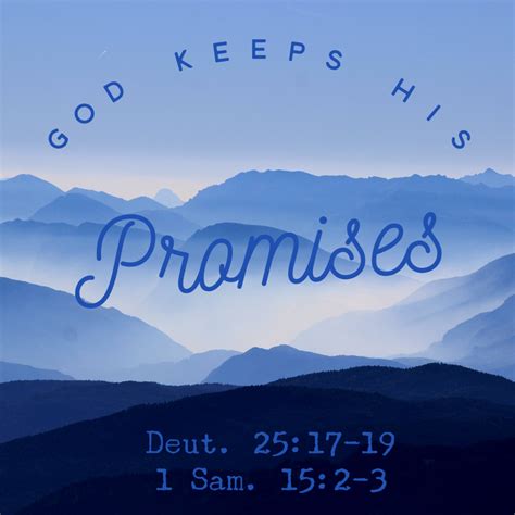 Devotional Scripture- God Keeps His Promises - Justductless