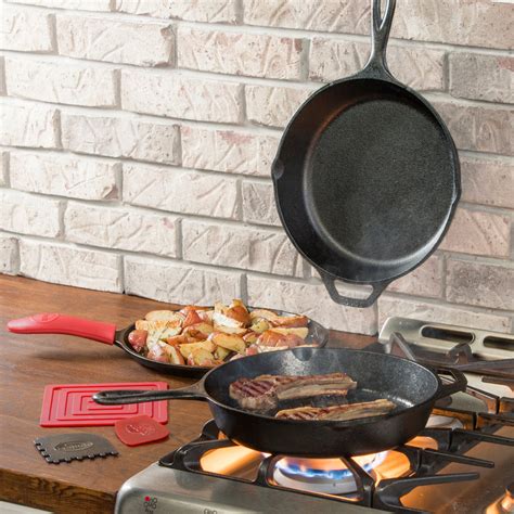 Cast Iron Round Grill Pan 26cm – Lodge Cast Iron