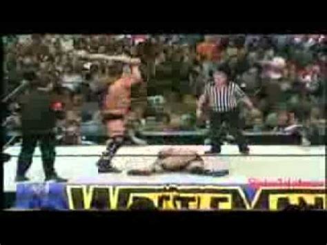 the rock vs stone cold full match music video - YouTube