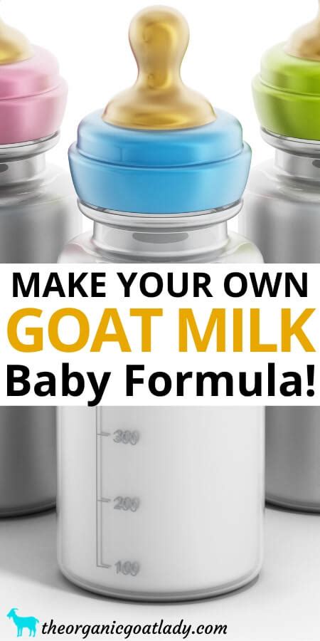 How To Make Goat Milk Baby Formula! - The Organic Goat Lady