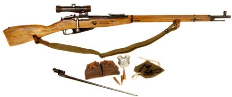 WW2 Russian Nagant Sniper Rifle - Live Firearms and Shotguns