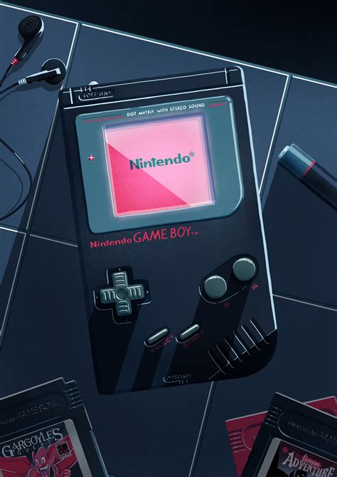 Nintendo Game Boy Illustrations on Behance Cool Wallpapers Art, Gaming Wallpapers, 4k Gaming ...