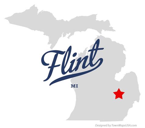 Flint Michigan Map | World Map 07