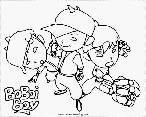 Mewarnai Gambar Boboiboy Galaxy Hitam Putih | Images and Photos finder