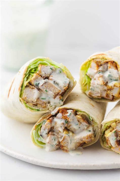 Grilled Chicken Wraps - Little Sunny Kitchen