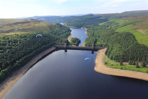 Ladybower Dams by Paramotor | Dam, Howden, Outdoor