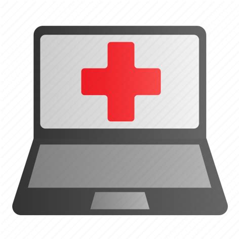 Computer, healthcare, laptop, medical icon - Download on Iconfinder