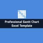 Professional Gantt Chart Excel Template - Bibloteka