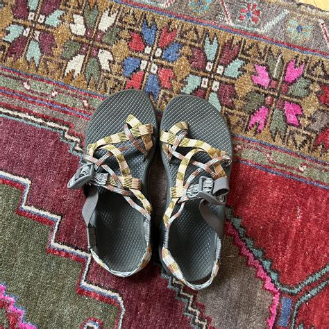 like new women's chacos size seven! worn maybe... - Depop