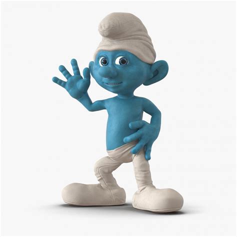 Smurf Rigged with Fur - 3d model | Best Of 3d Models